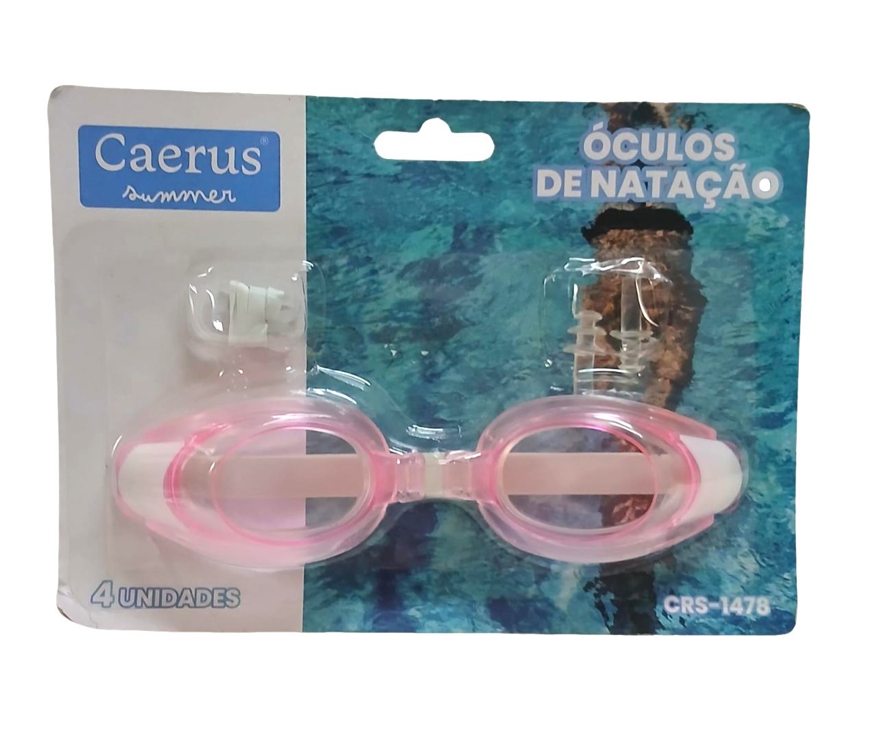 OCULOS DE NATACAO C/PROTETOR DE OUVIDO E NARIZ 